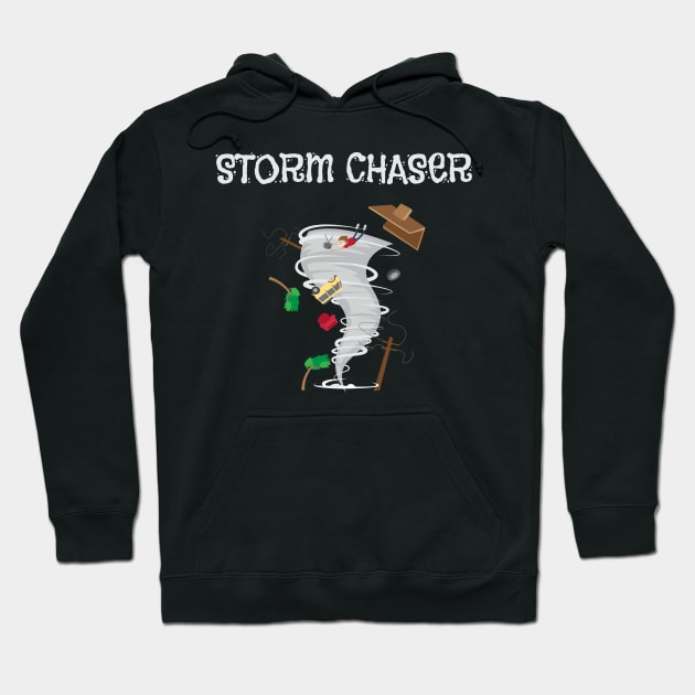 Cute Storm Chaser Tornado Lovers Severe Weather Hoodie by theperfectpresents